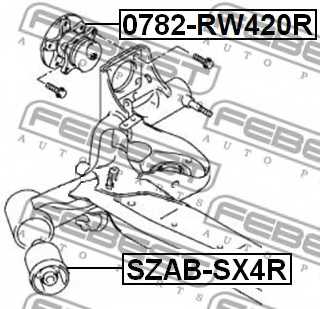 Ступица колеса FEBEST 0782-RW420R - изображение 1