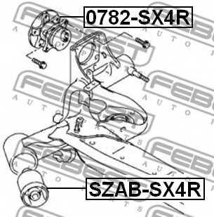 Ступица колеса FEBEST 0782-SX4R - изображение 1