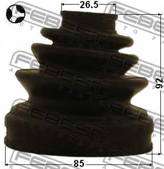 Пыльник приводного вала FEBEST 1215-TUCMTT - изображение 1