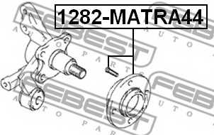 Ступица колеса FEBEST 1282-MATRA44 - изображение 1