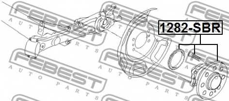 Ступица колеса FEBEST 1282-SBR - изображение 1