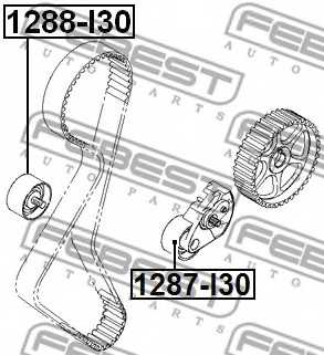 Паразитный / ведущий ролик зубчатого ремня FEBEST 1288-I30 - изображение 1
