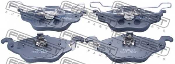 Колодки тормозные дисковые передний <b>FEBEST 1801-ASGF</b> - изображение