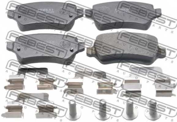 Колодки тормозные дисковые задний для KIA VENGA(YN) <b>FEBEST 1801-ASHR</b> - изображение Колодки тормозные дисковые задний для KIA VENGA(YN) <b>FEBEST 1801-ASHR</b> - изображение