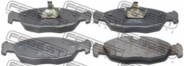 Колодки тормозные дисковые передний <b>FEBEST 1801-CORBF</b> - изображение