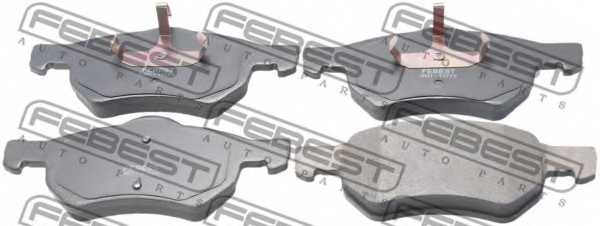 Колодки тормозные дисковые передний для CHRYSLER VOYAGER(RG,RS) <b>FEBEST 2001-VOYF</b> - изображение Колодки тормозные дисковые передний для CHRYSLER VOYAGER(RG,RS) <b>FEBEST 2001-VOYF</b> - изображение