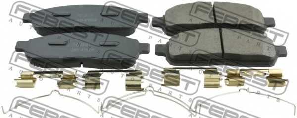 Колодки тормозные дисковые передний <b>FEBEST 2101-F150F</b> - изображение
