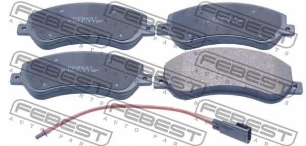 Колодки тормозные дисковые передний <b>FEBEST 2101-TT9F</b> - изображение