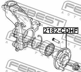 Ступица колеса FEBEST 2182-CDHF - изображение 1