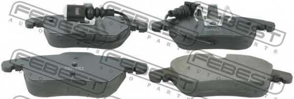 Колодки тормозные дисковые передний <b>FEBEST 2301-TIGF</b> - изображение