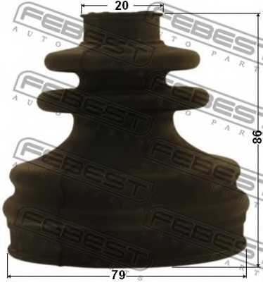 Пыльник приводного вала FEBEST 2315-1H1 - изображение 1