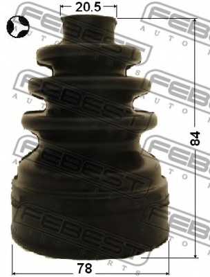 Пыльник приводного вала FEBEST 2715-S40T - изображение 1