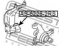 Подшипник шариковый (28x58x16) FEBEST AS-6228-2RS - изображение 1