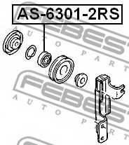 Подшипник FEBEST AS-6301-2RS - изображение 1