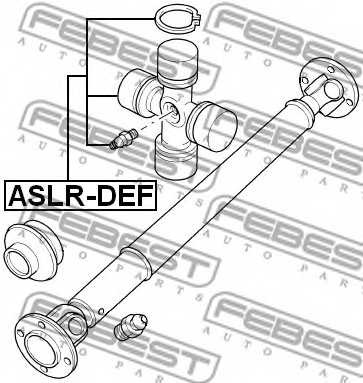 Шарнир продольного вала FEBEST ASLR-DEF - изображение 1