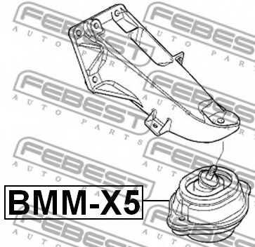 Подвеска двигателя FEBEST BMM-X5 - изображение 1