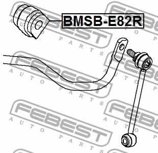 Опора стабилизатора FEBEST BMSB-E82R - изображение 1