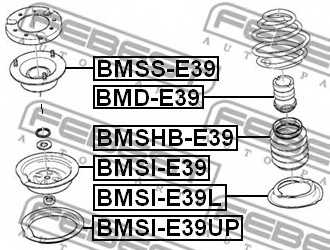 Тарелка пружины FEBEST BMSI-E39L - изображение 1