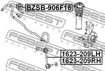 Опора стабилизатора FEBEST BZSB-906F16 - изображение 1