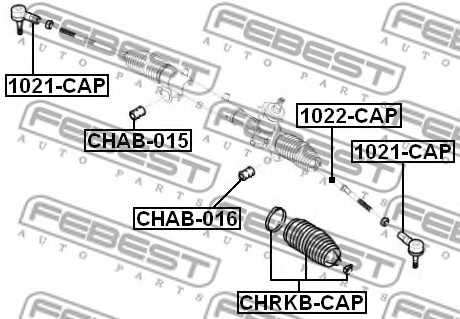 Пыльник рулевого управления FEBEST CHRKB-CAP - изображение 1