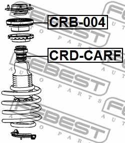 Амортизатор передний <b>FEBEST CRD-CARF</b> - изображение