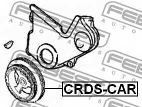 Ременный шкив коленвала FEBEST CRDS-CAR - изображение 1