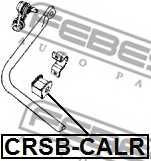Опора стабилизатора FEBEST CRSB-CALR - изображение 1