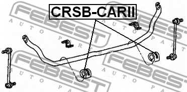 Опора стабилизатора FEBEST CRSB-CARII - изображение 1