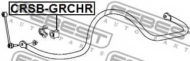 Опора стабилизатора FEBEST CRSB-GRCHR - изображение 1