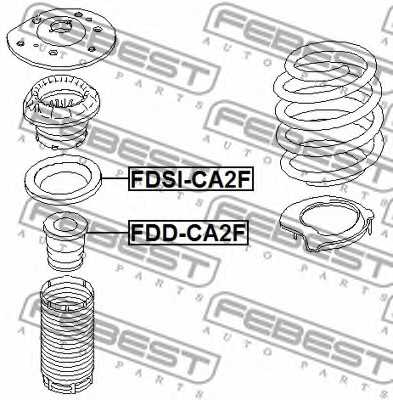 Амортизатор передний <b>FEBEST FDD-CA2F</b> - изображение 1