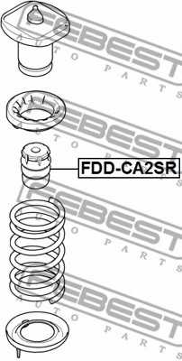Амортизатор задний <b>FEBEST FDD-CA2SR</b> - изображение 1