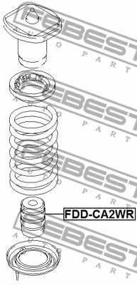 Амортизатор задний <b>FEBEST FDD-CA2WR</b> - изображение 1