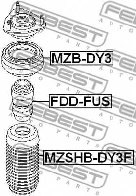 Амортизатор передний <b>FEBEST FDD-FUS</b> - изображение 1