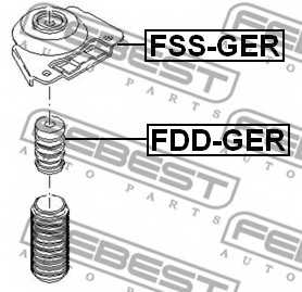 Амортизатор задний <b>FEBEST FDD-GER</b> - изображение 1