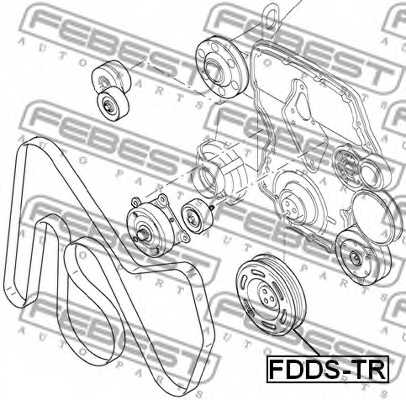 Ременный шкив коленвала FEBEST FDDS-TR - изображение 1