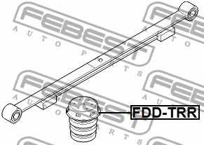 Амортизатор задний <b>FEBEST FDD-TRR</b> - изображение 1