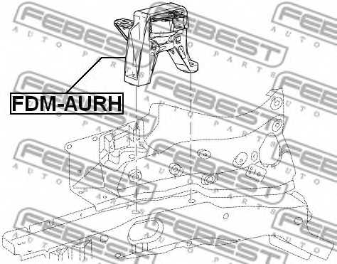 Подвеска двигателя FEBEST FDM-AURH - изображение 1