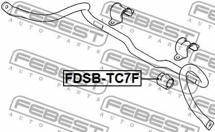 Опора стабилизатора FEBEST FDSB-TC7F - изображение 1