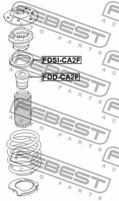 Тарелка пружины FEBEST FDSI-CA2F - изображение 1