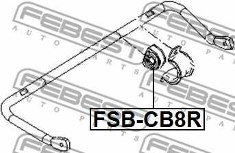 Опора стабилизатора FEBEST FSB-CB8R - изображение 1