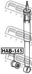 Втулка, амортизатор FEBEST HAB-145 - изображение 1