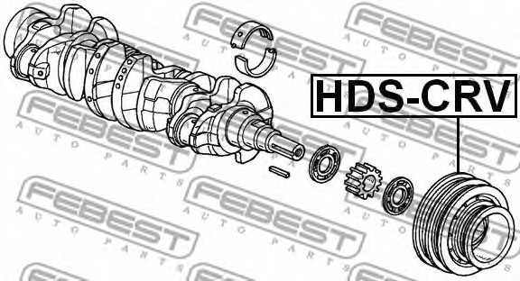 Ременный шкив коленвала FEBEST HDS-CRV - изображение 1