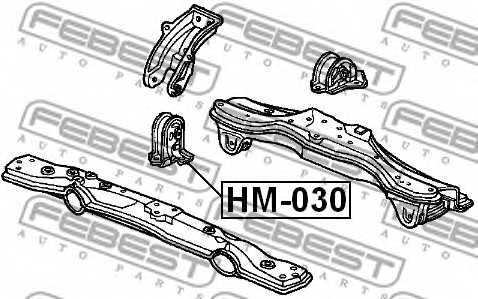 Подвеска двигателя FEBEST HM-030 - изображение 1