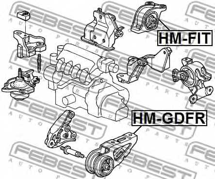 Подвеска двигателя FEBEST HM-GDFR - изображение 1