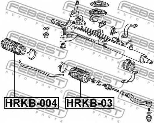 Пыльник рулевого управления FEBEST HRKB-004 - изображение 1