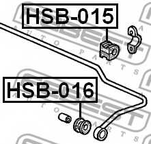Опора стабилизатора FEBEST HSB-015 - изображение 1