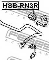 Опора стабилизатора FEBEST HSB-RN3R - изображение 1