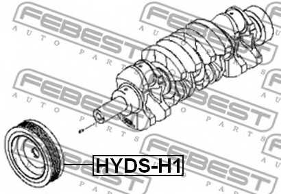 Ременный шкив коленвала FEBEST HYDS-H1 - изображение 1