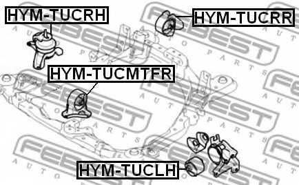 Подвеска двигателя FEBEST HYM-TUCMTFR - изображение 1