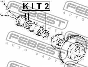 Сальник ступицы колеса FEBEST KIT2 - изображение 1